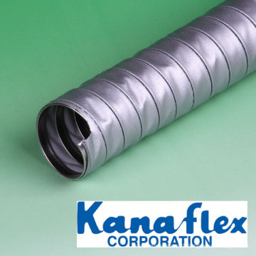 Flexibler, hitzebeständiger Schlauch für hohe Temperaturen. Hergestellt von Kanaflex Corporation Co., Ltd. Made in Japan